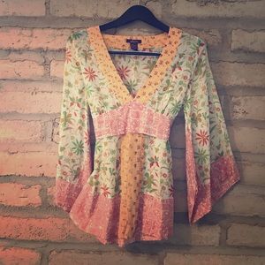 Gracie Silk & Cotton Kimono
