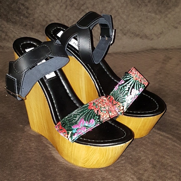 🆕 NEW Steve Madden Wedge Platforms, Size 7 🆕 - Picture 2 of 9