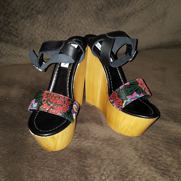🆕 NEW Steve Madden Wedge Platforms, Size 7 🆕 - Picture 3 of 9