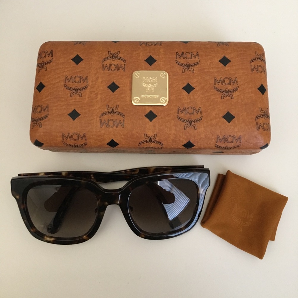 MCM brown tortoise sunglasses