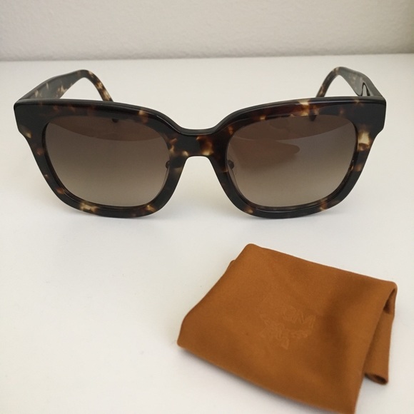 MCM brown tortoise sunglasses