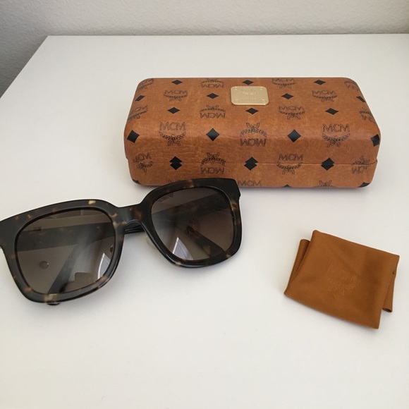 MCM brown tortoise sunglasses main image 4