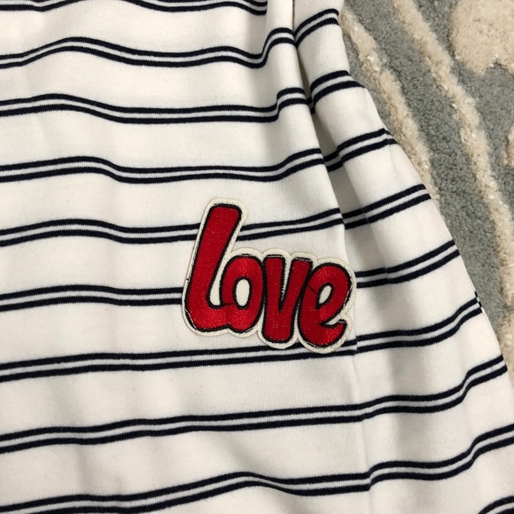 Striped Patched Street Dress - Picture 3 of 5