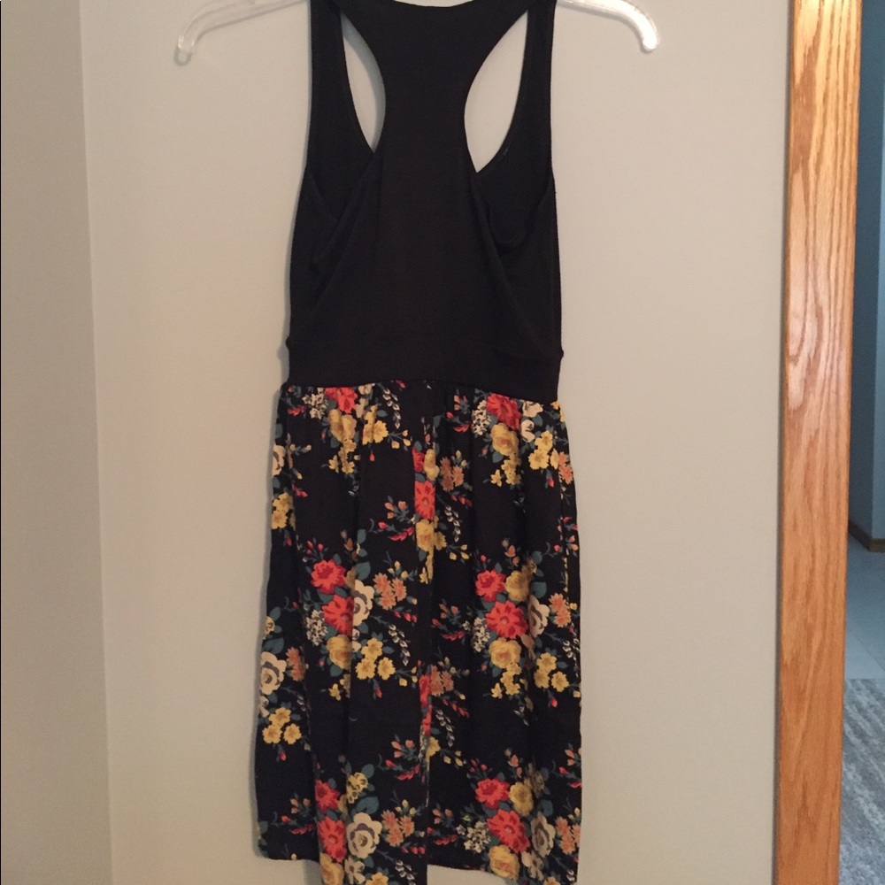 Racerback floral dress