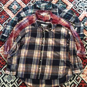 Old Navy Women's flannel shirt bundle