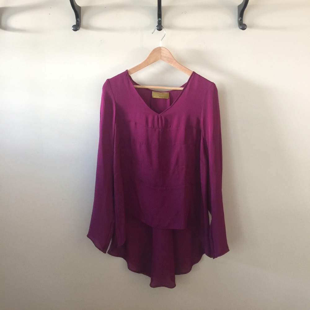 Silk long sleeve Nicole Miller shirt