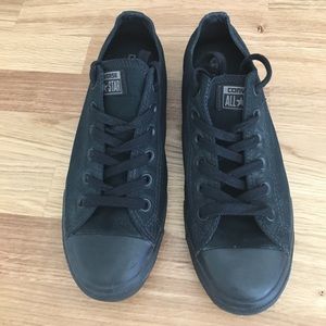 Converse black sneakers