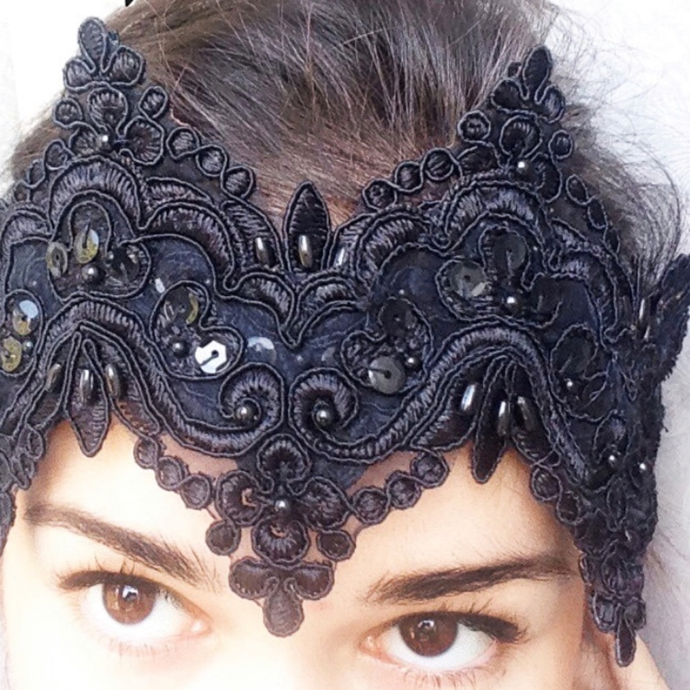 Black Fascinator (Headpiece)