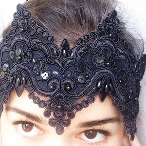 Black Fascinator (Headpiece)