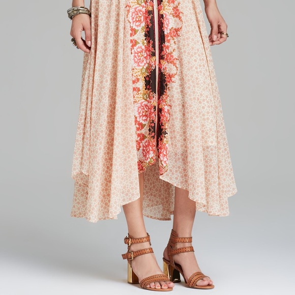 SOLD *!Maxi Floral Skirt - Picture 2 of 4