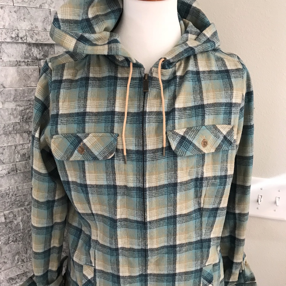 Pendelton Wool Zip Hoodie Size Med