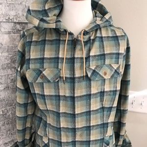 Pendelton Wool Zip Hoodie Size Med