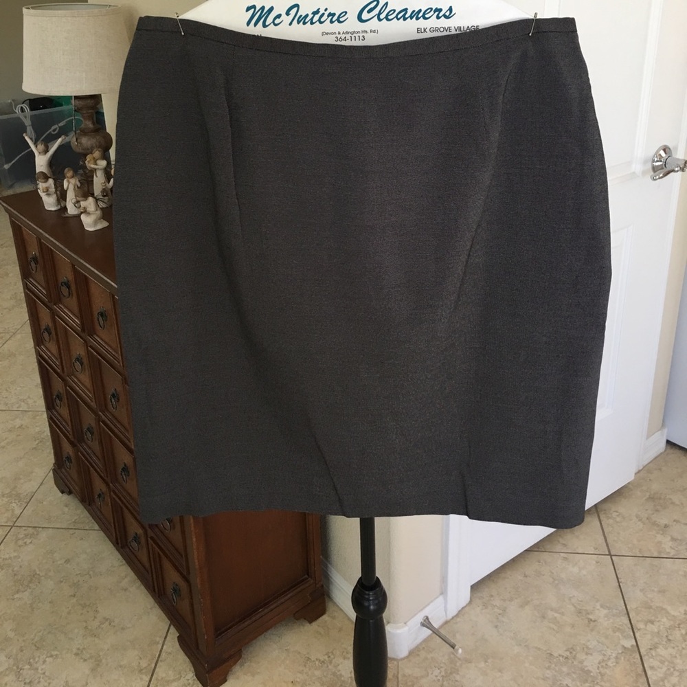 Blackish/Gray Skirt.  Worn once.