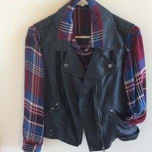 Vegan Leather Moto Vest