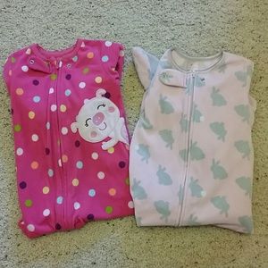 2 Carter's Pajamas