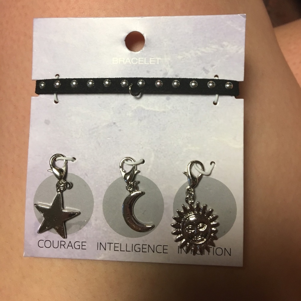 Bracelet with 3 charms