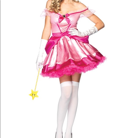 princess peach white dress