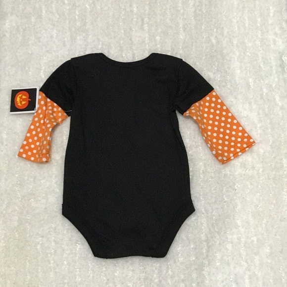 NWT 12M Kitty Halloween LS Onesie 🎃 - Picture 3 of 3