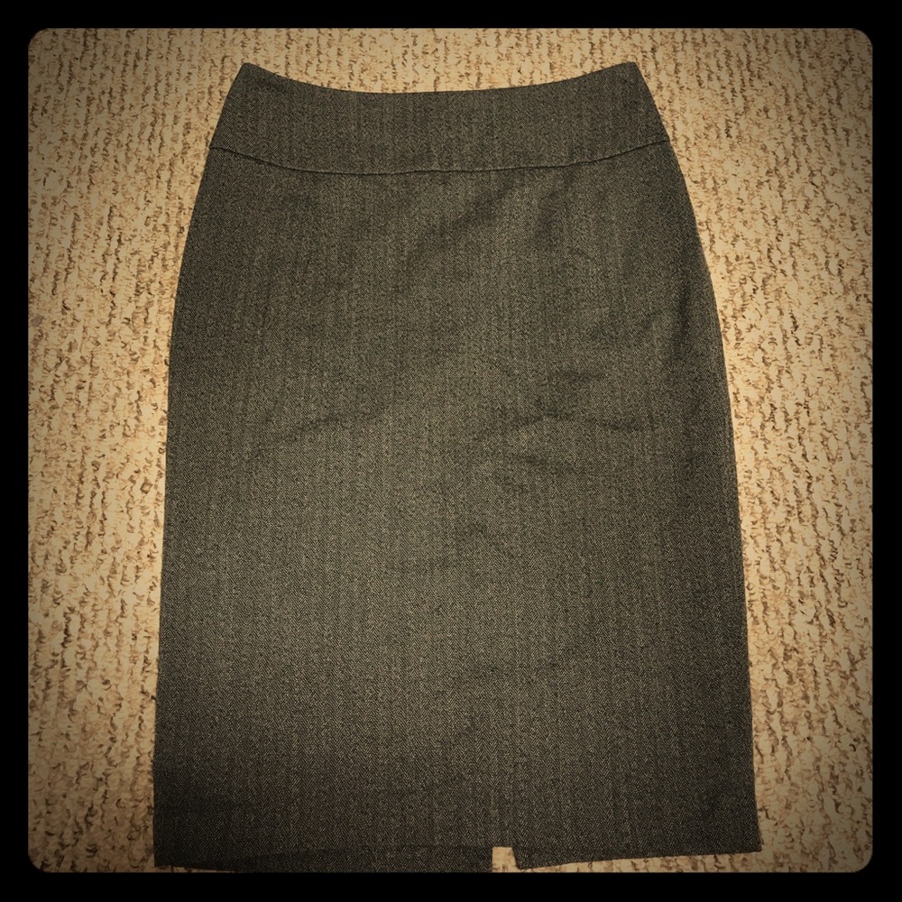 Charcoal Pencil Skirt