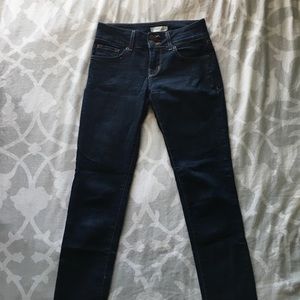 Dark Denim Crop Jeans