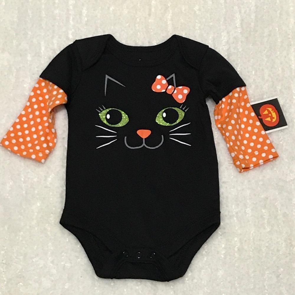 NWT 3-6 Months Kitty Halloween Onesie 🎃