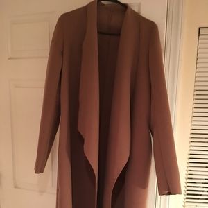 Freya Waterfall Wool Look Duster/Coat