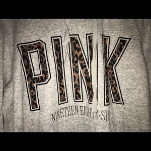 Leopard Print PINK by VS Hoodie - Size Large