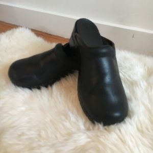 Dansko Black Clogs in size 7