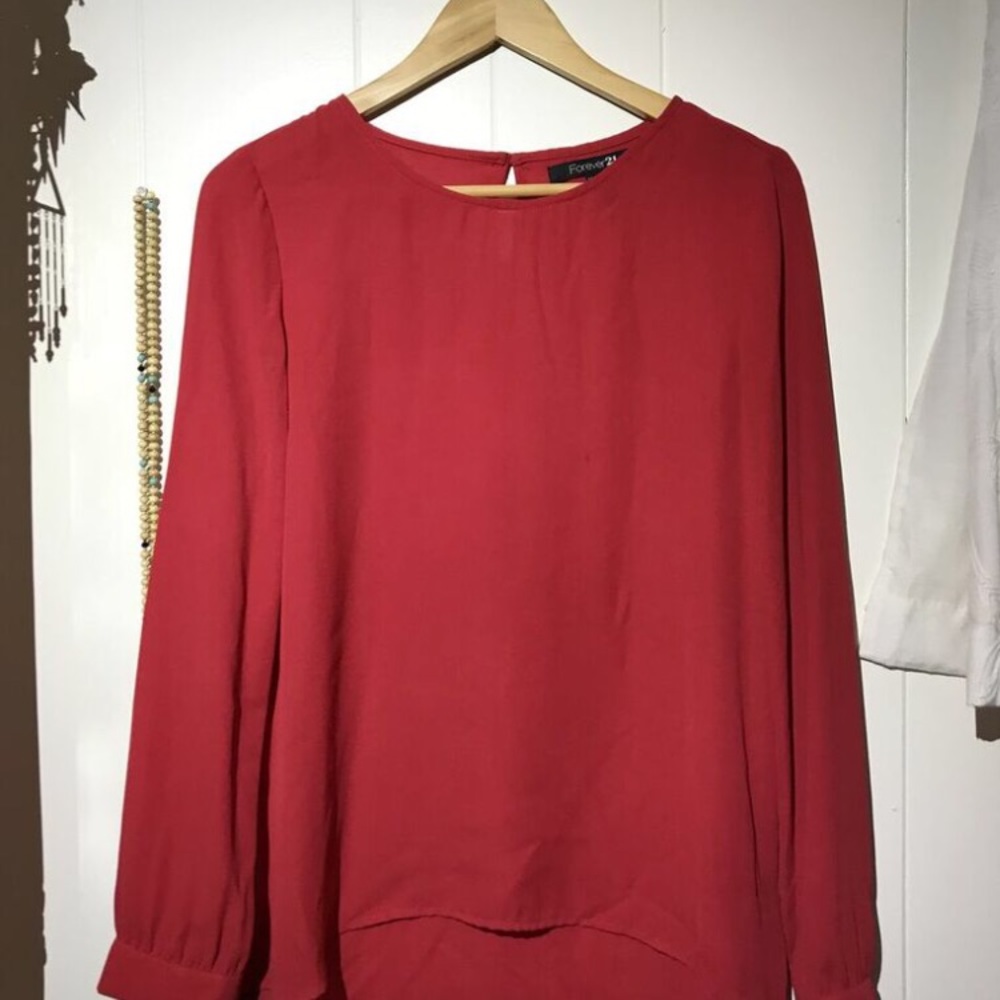 Forever21 Red Blouse