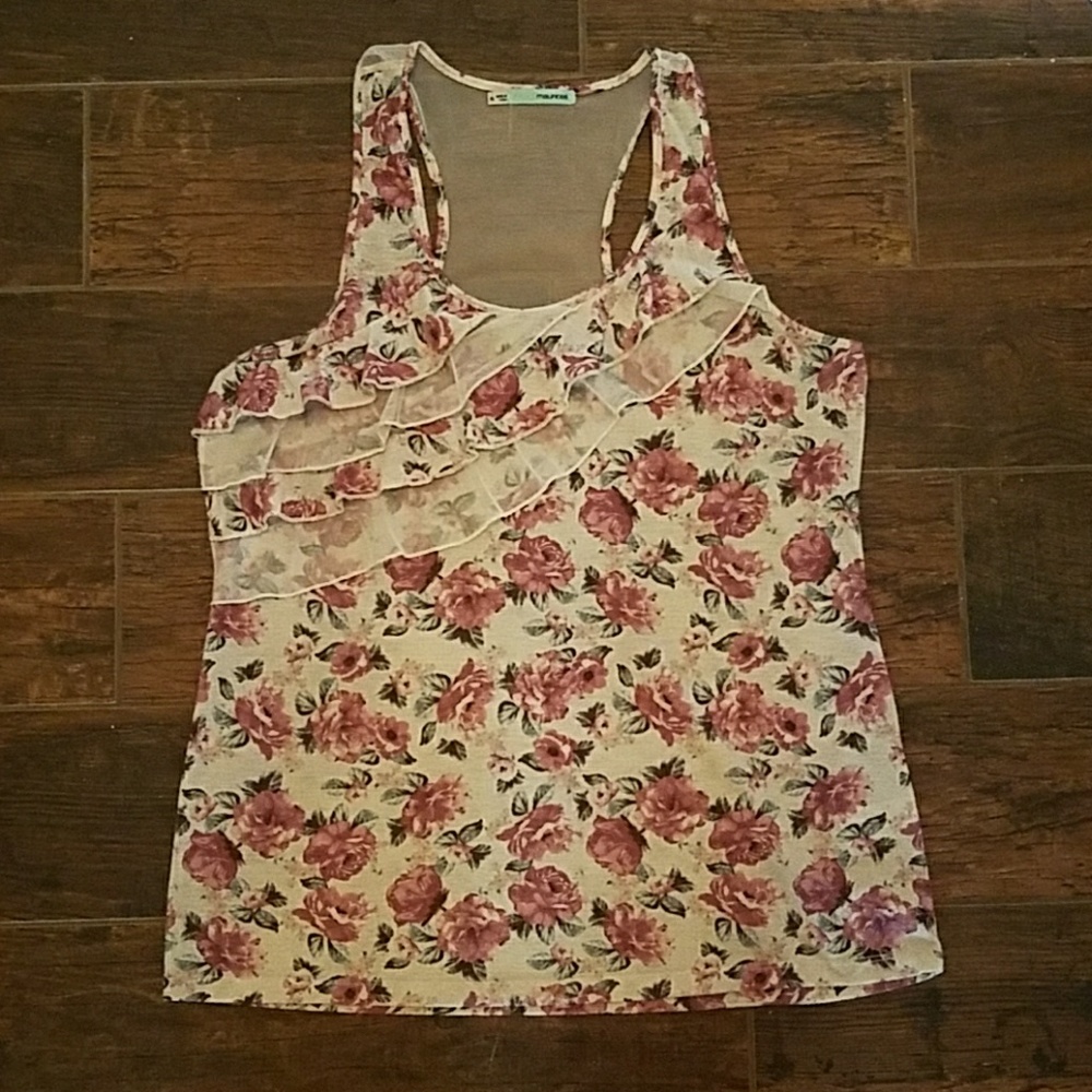 Floral tank by Maurices