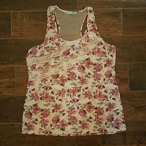 Floral tank by Maurices