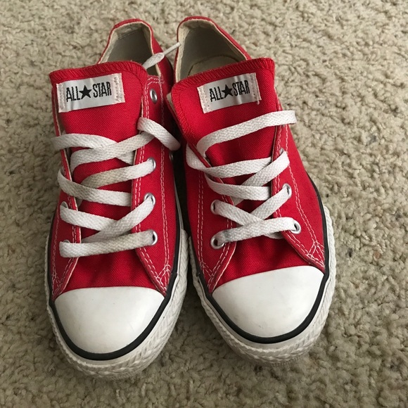 Red Converse - Picture 1 of 2