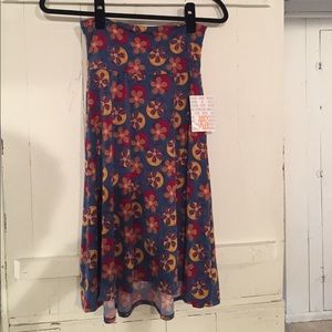 NWT LuLaRoe XS Azure Skirt