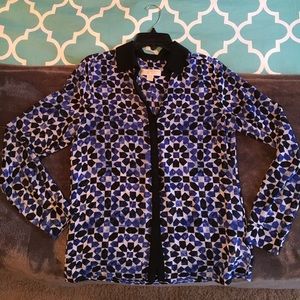 Geometric Michael Kors Blouse - Size S