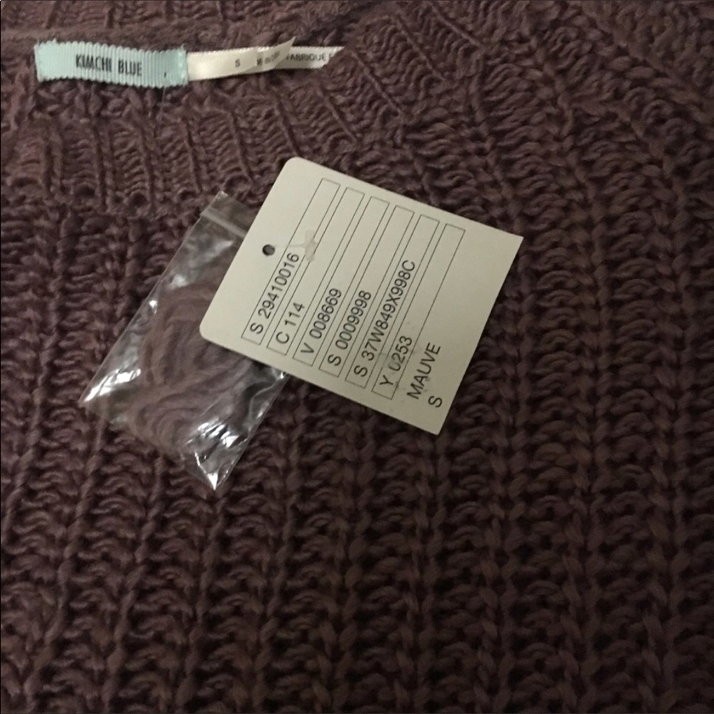 TopShop Mauve Cropped Sweater - Picture 6 of 6
