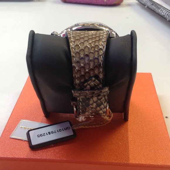 Glam Rock snakeskin banded watch! main image 3