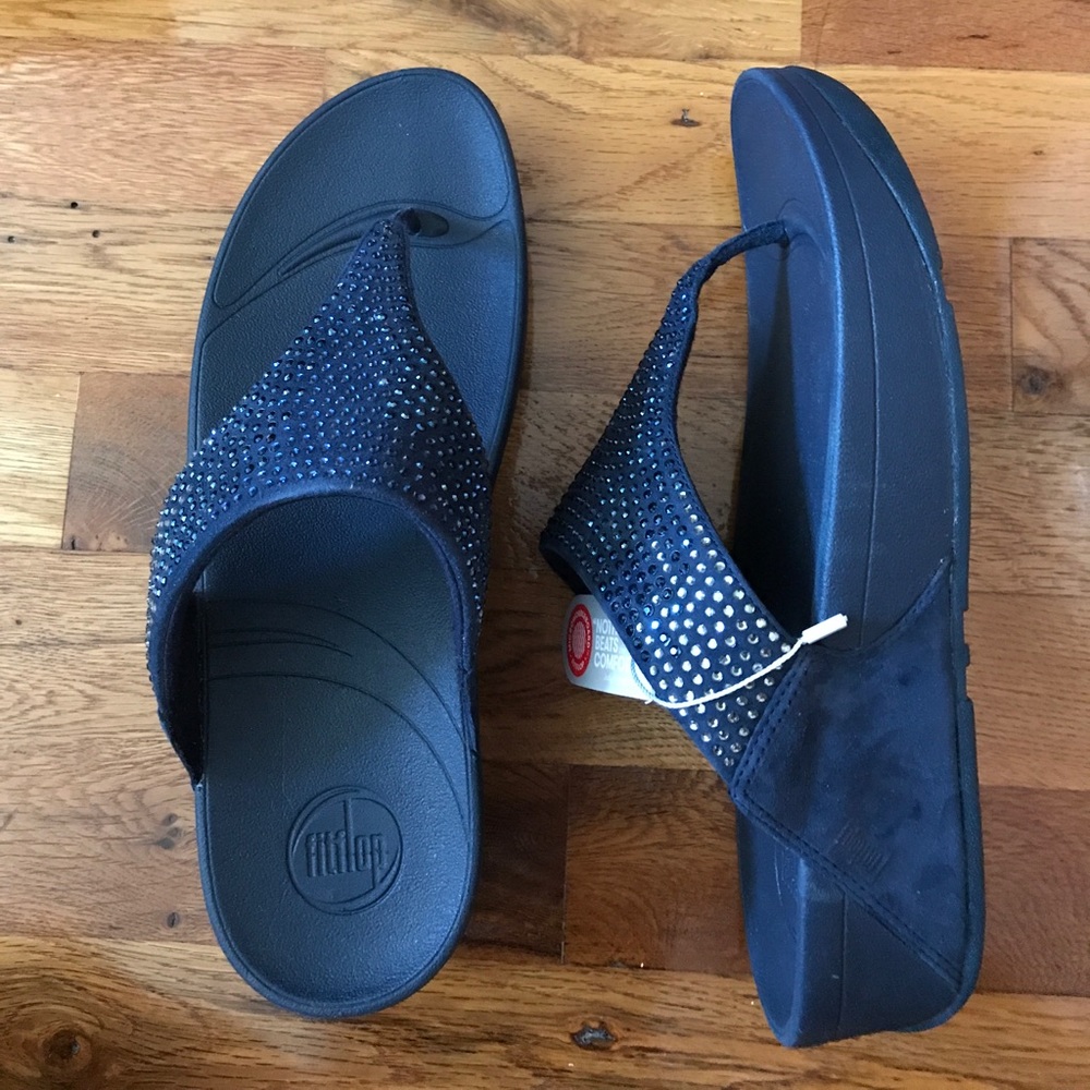 Flare supernavy fitflop