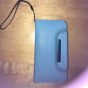 Compact wallet phone case for a galaxy w/ pen