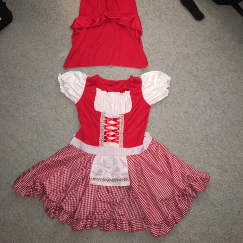 RED RIDING HOOD HALLOWEEN COSTUME🎃🎃🎃