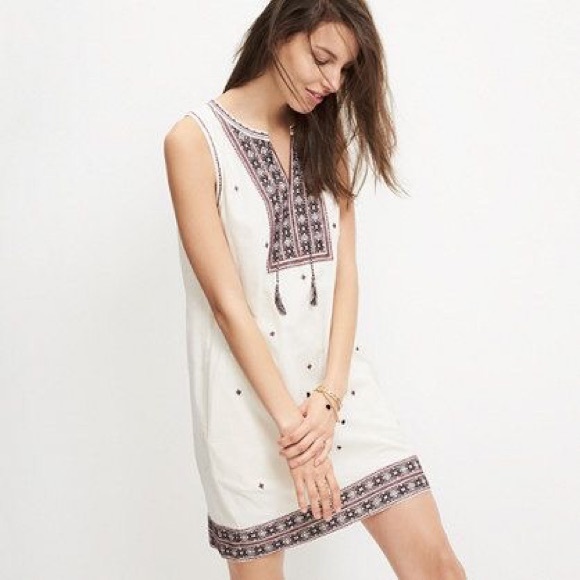 {Madewell} Embroidered Suncoast Dress - Picture 2 of 3