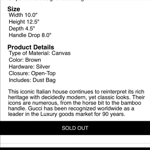 Authentic Gucci Eclipse Canvas GG Tote - Picture 7 of 8