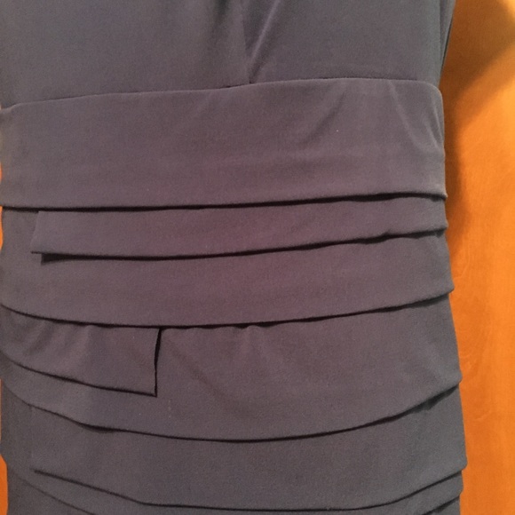 Dress Barn Royal blue pleated detail dress! - Picture 4 of 4