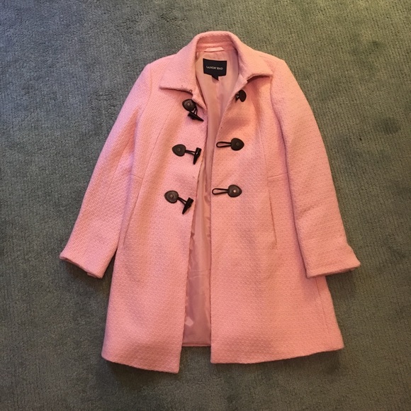 Lands end pink coat clearance