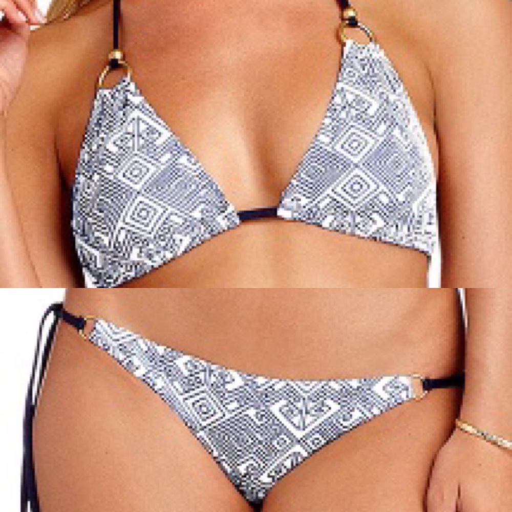 Navy & White VitaminA BIKINI -READ DESCRIPTION PLZ
