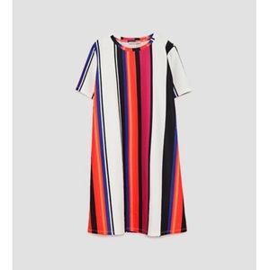 Colorful stripped dress