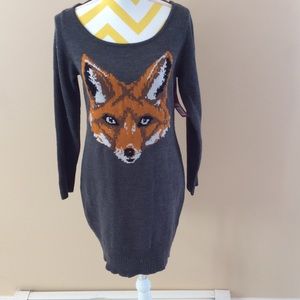 Fox Sweater dress