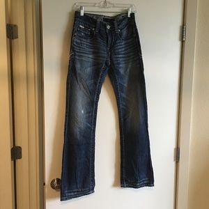 Buckle Black Slim Fit Straight Leg Jean