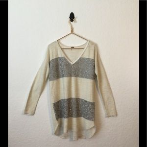 Free People Striped Sweater