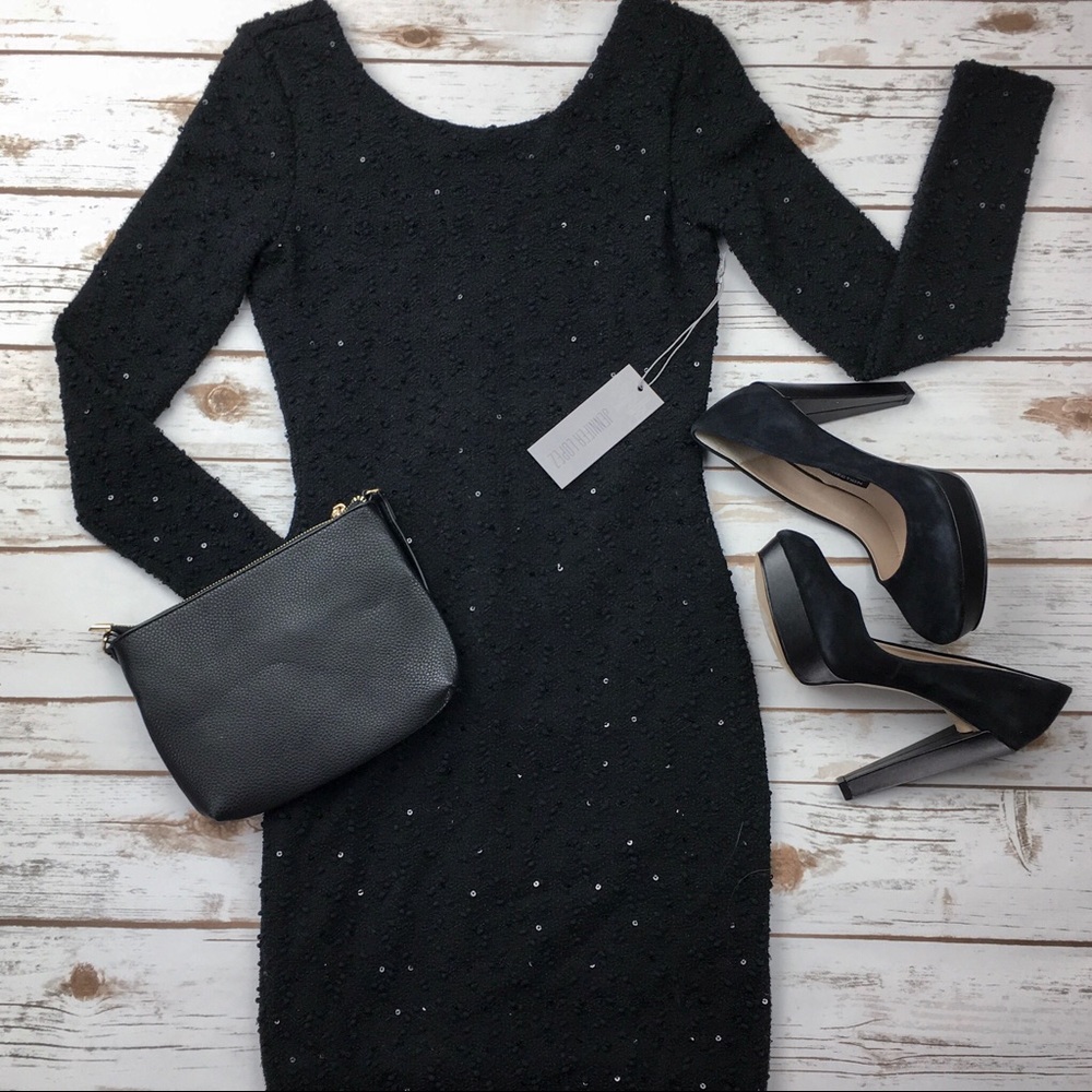 NWT Bodycon Dress With Subtle Sequins