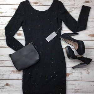 NWT Bodycon Dress With Subtle Sequins